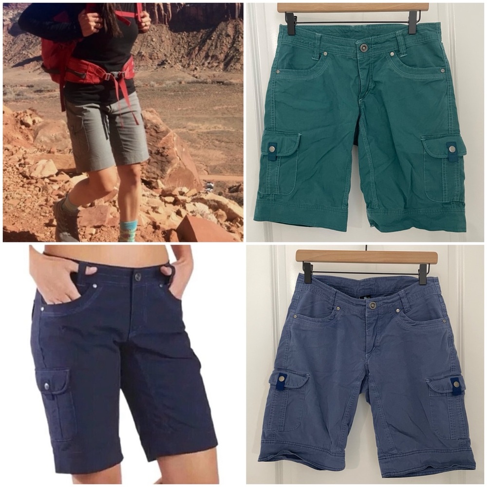TWO Kuhl Womens Splash 11” Shorts Hiking Gorpcore.     11